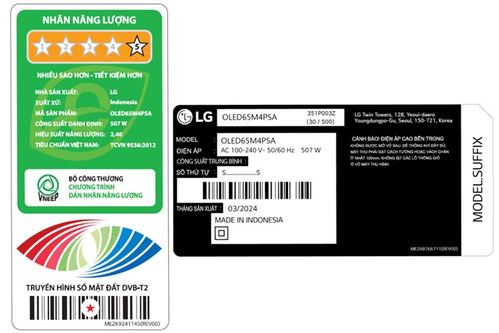 Smart Tivi OLED LG 4K 65 Inch OLED 65M4PSA