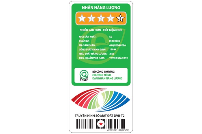 Smart Tivi QNED LG 4K 43 Inch 43QNED80TSA&nbsp;