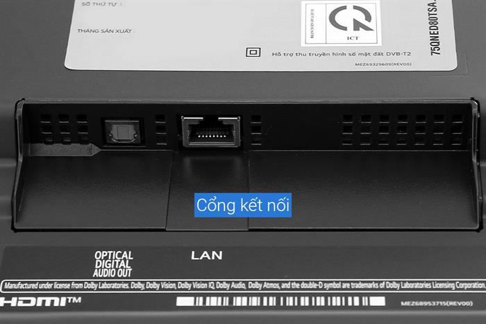 Smart Tivi QNED LG 4K 75 Inch 75QNED80TSA