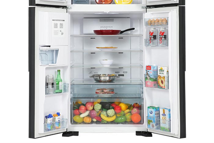 Tủ Lạnh Multi Door Hitachi Inverter 540 Lít R-FW690PGV7 GBK