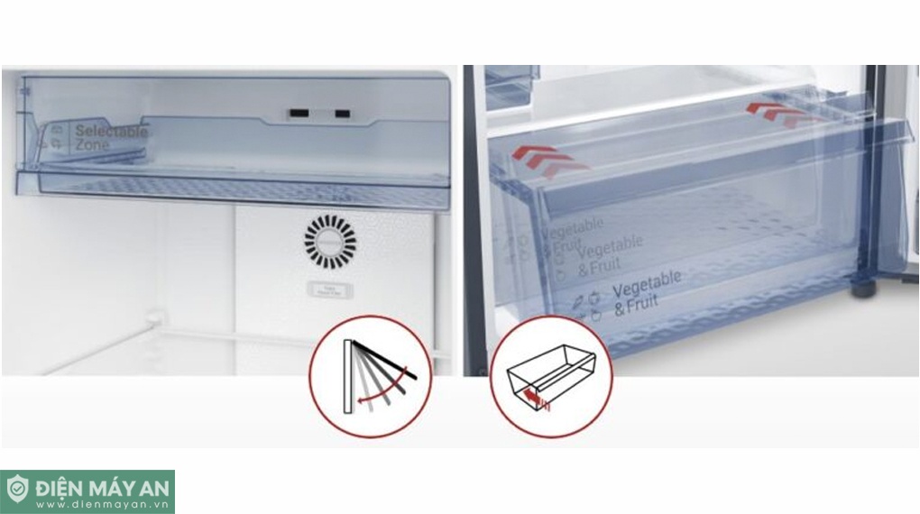 Tủ Lạnh Hitachi Inverter 344 Lít HRTN6379SUVN 