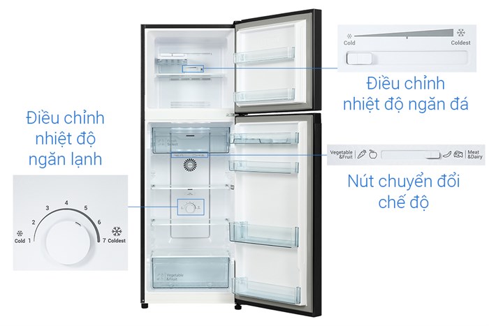 Tủ Lạnh Hitachi Inverter 240 Lít HRTN5255MFUVN