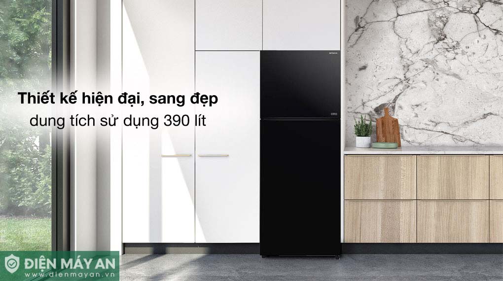 Tủ Lạnh Hitachi Inverter 390 Lít R-FVY510PGV0 GMG 