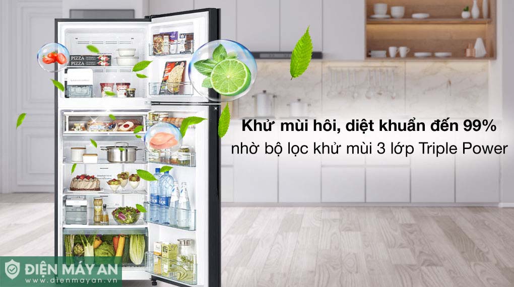 Tủ Lạnh Hitachi Inverter 390 Lít R-FVY510PGV0 GMG 