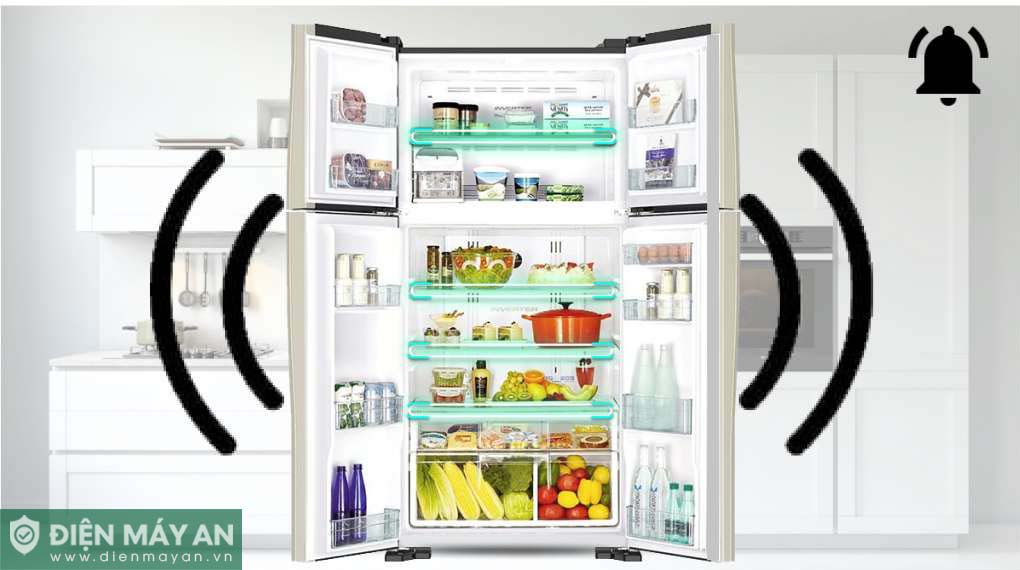 Tủ Lạnh Multi Door Hitachi Inverter 509 Lít R-FW650PGV8 GBK