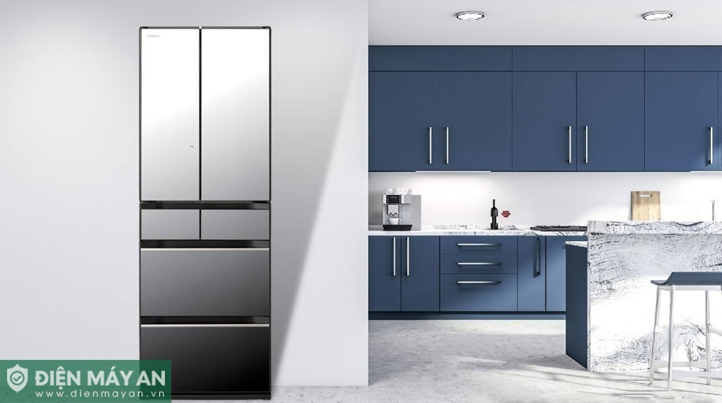 Tủ Lạnh Hitachi Inverter 540 Lít Multidoor R-HW540RV X