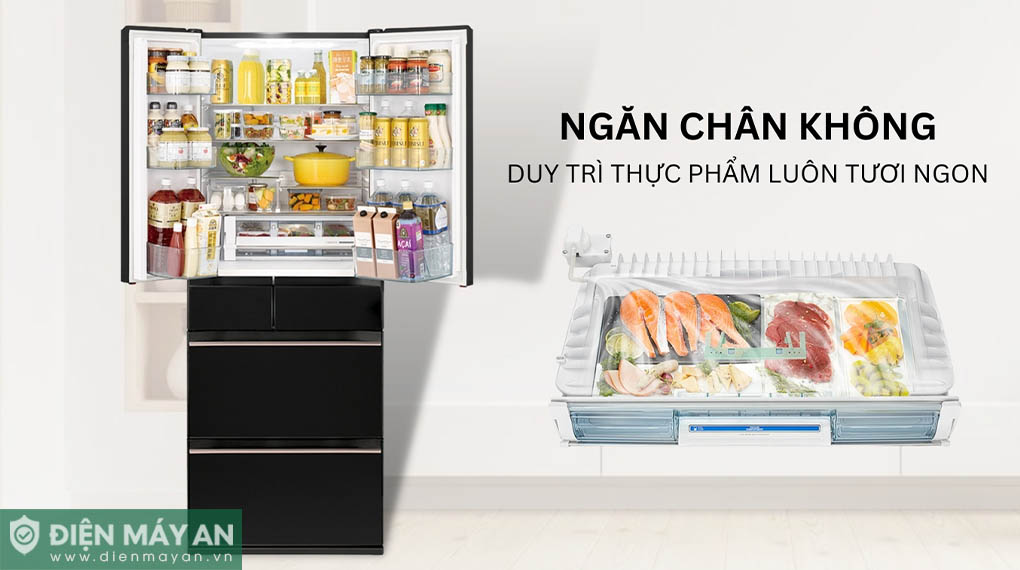 Tủ Lạnh Hitachi Inverter 540 Lít Multidoor R-HW540RV XK