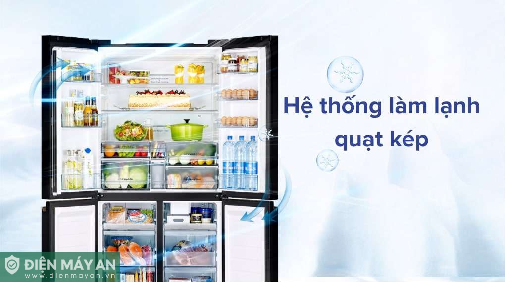 Tủ Lạnh Hitachi Inverter 569 Lít Multidoor R-WB640PGV1 GCK