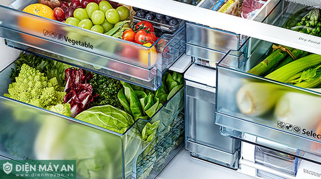 Tủ Lạnh Hitachi Inverter 569 Lít Multidoor R-WB640VGV0 GMG