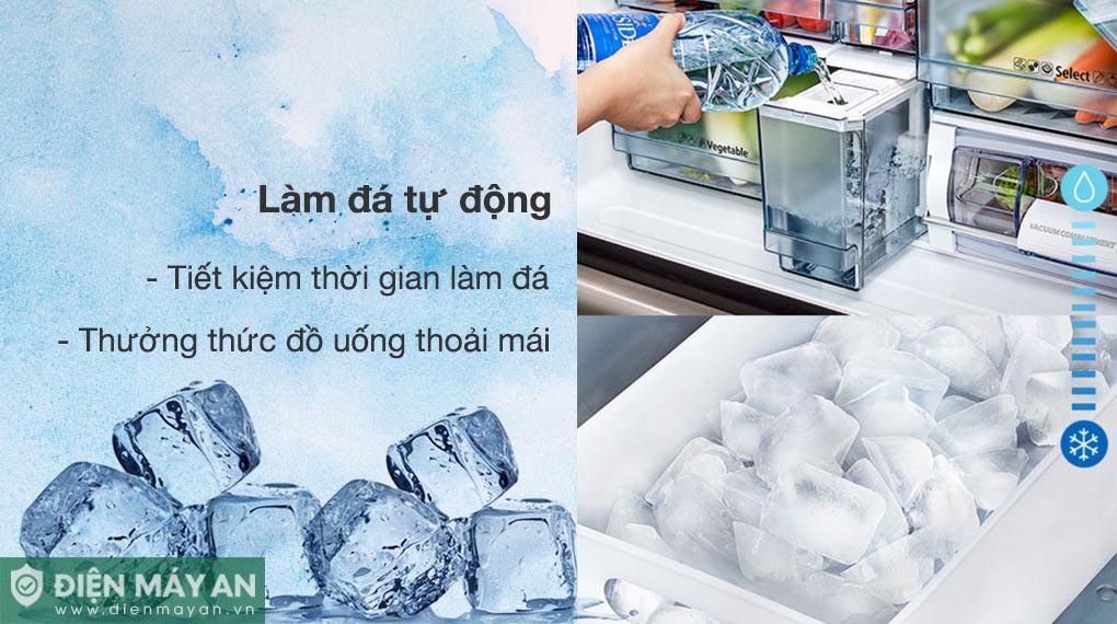 Tủ Lạnh Hitachi Inverter 569 Lít Multidoor R-WB640VGV0X MIR 