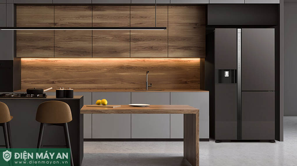 Tủ Lạnh Hitachi Inverter 569 Lít Side By Side R-MX800GVGV0 GMG