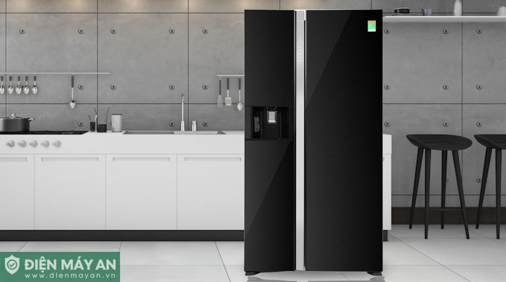 Tủ Lạnh Hitachi Inverter 573 Lít Side By Side R-SX800GPGV0 GBK