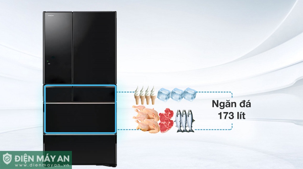 Tủ Lạnh Hitachi Inverter 615 Lít Multidoor R-WX620KV XK