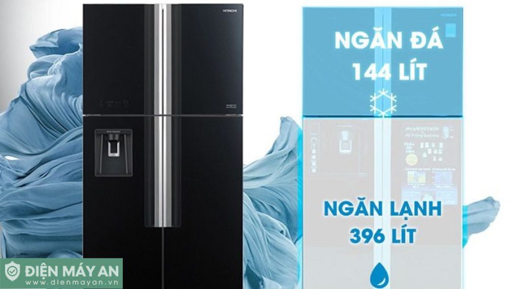 Tủ Lạnh Multi Door Hitachi Inverter 540 Lít R-FW690PGV7 GBK
