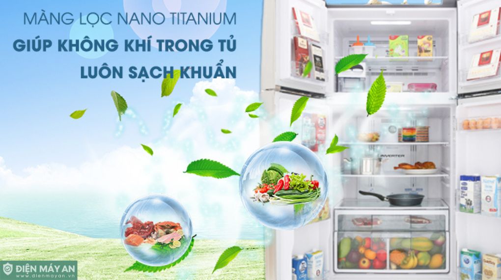 Tủ Lạnh Multi Door Hitachi Inverter 540 Lít R-FW690PGV7X GBK